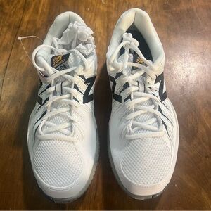 NWT Men’s Sz 9 2E New Balance 1006 tennis shoes in White With Black Accents